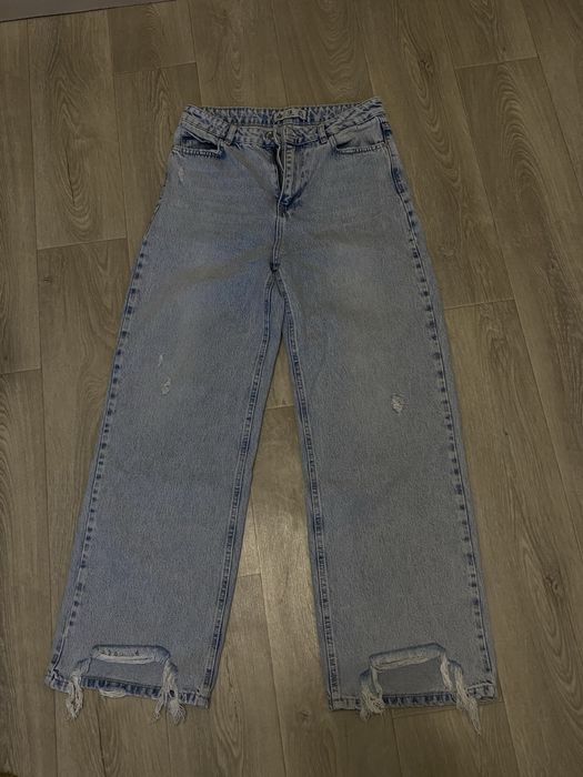 Жіночі сірі та сині джинси