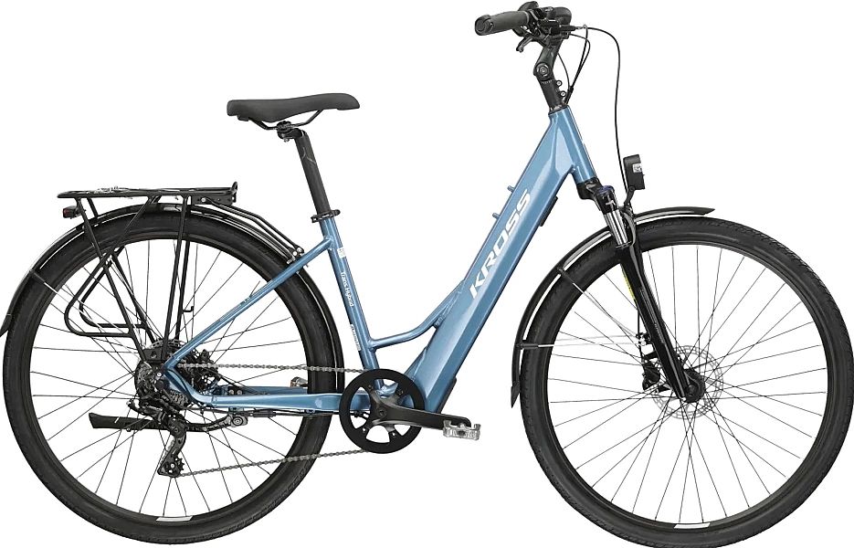 Rower elektryczny damski Kross Trans Hybrid 1.0 D w 100% gotowy + Grat