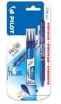 Pióro kulk. FriXion Clicker niebieski 0.7 + wkłady Pilot blister,