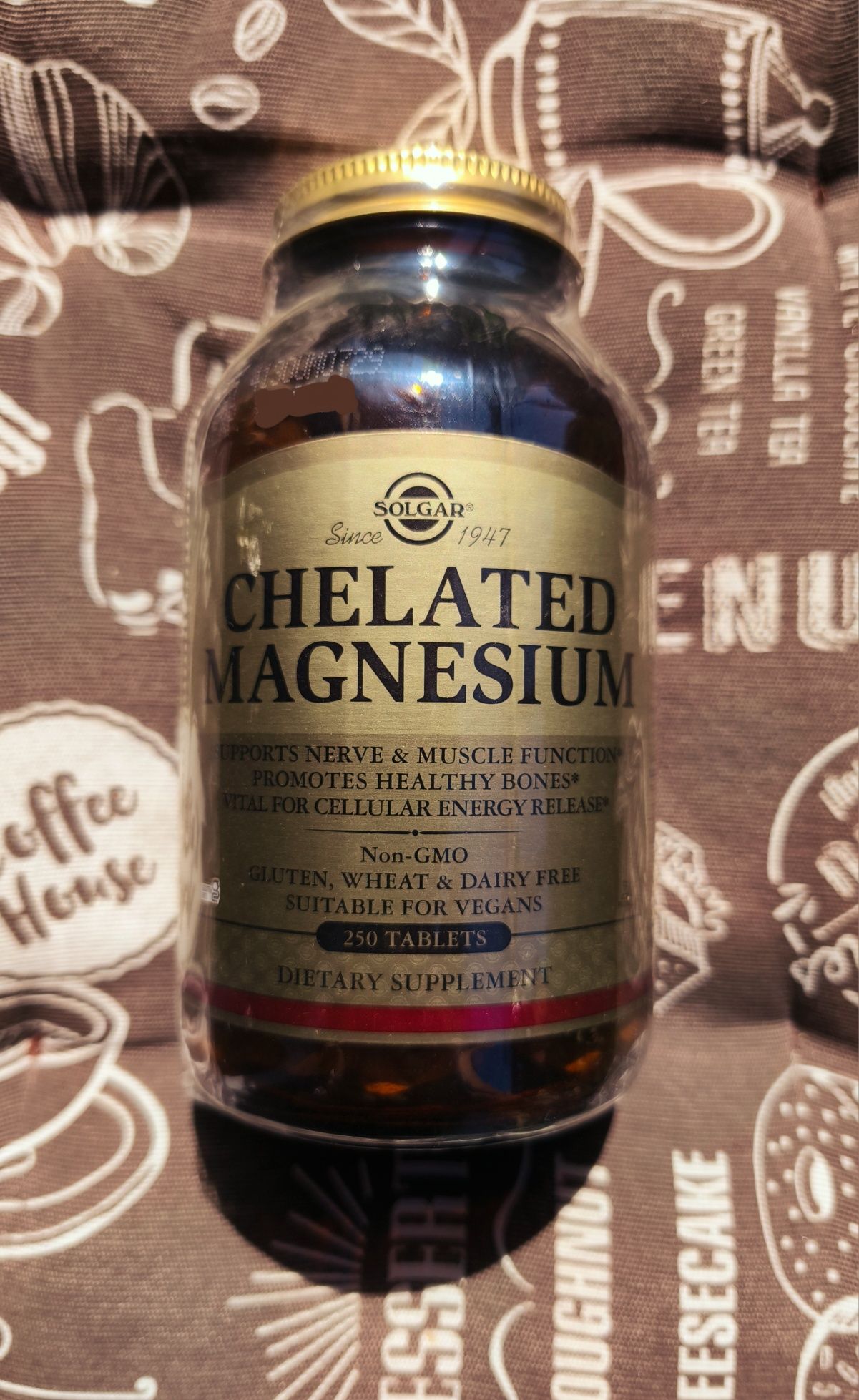 Solgar хелатний магній магний хелат chelated magnesium солгар 250 таб