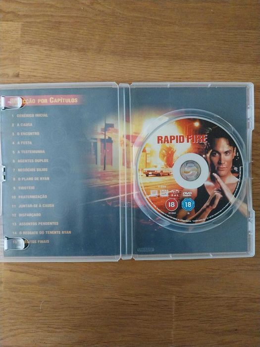 Pack original filmes Fogo Rápido e  Corvo Cidade Anjos