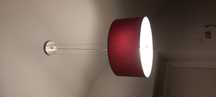 Lampa wisząca, sufitowa bordowa