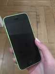 iPhone 5c zielony Apple blokada smartphone smartfon
