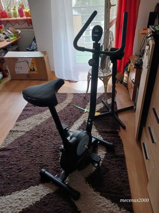 NOWY Rowerek Stacjonarny Treningowy 100kg Rehabilitacyjny z Komputerem