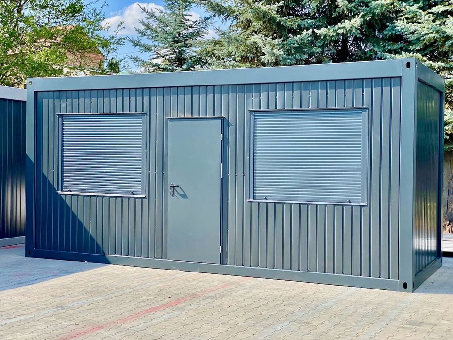 Kontener biurowy budowlany mieszkalny 6x2,5 - Produkcja na Zamówienie