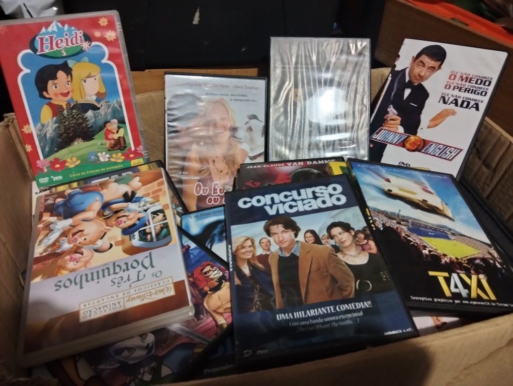 Cassetes, DVD antigos
