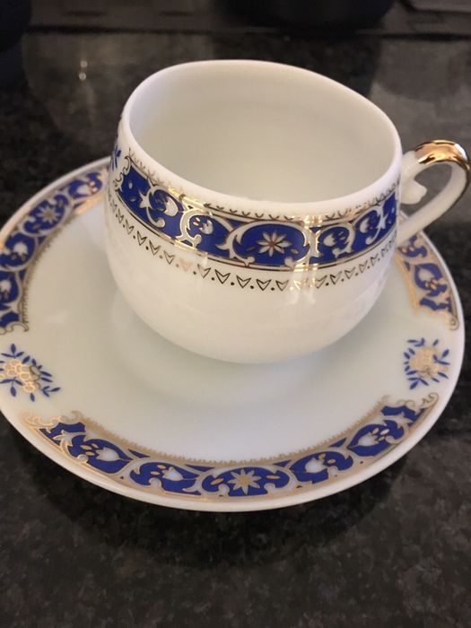 Chávenas de porcelana orientais
