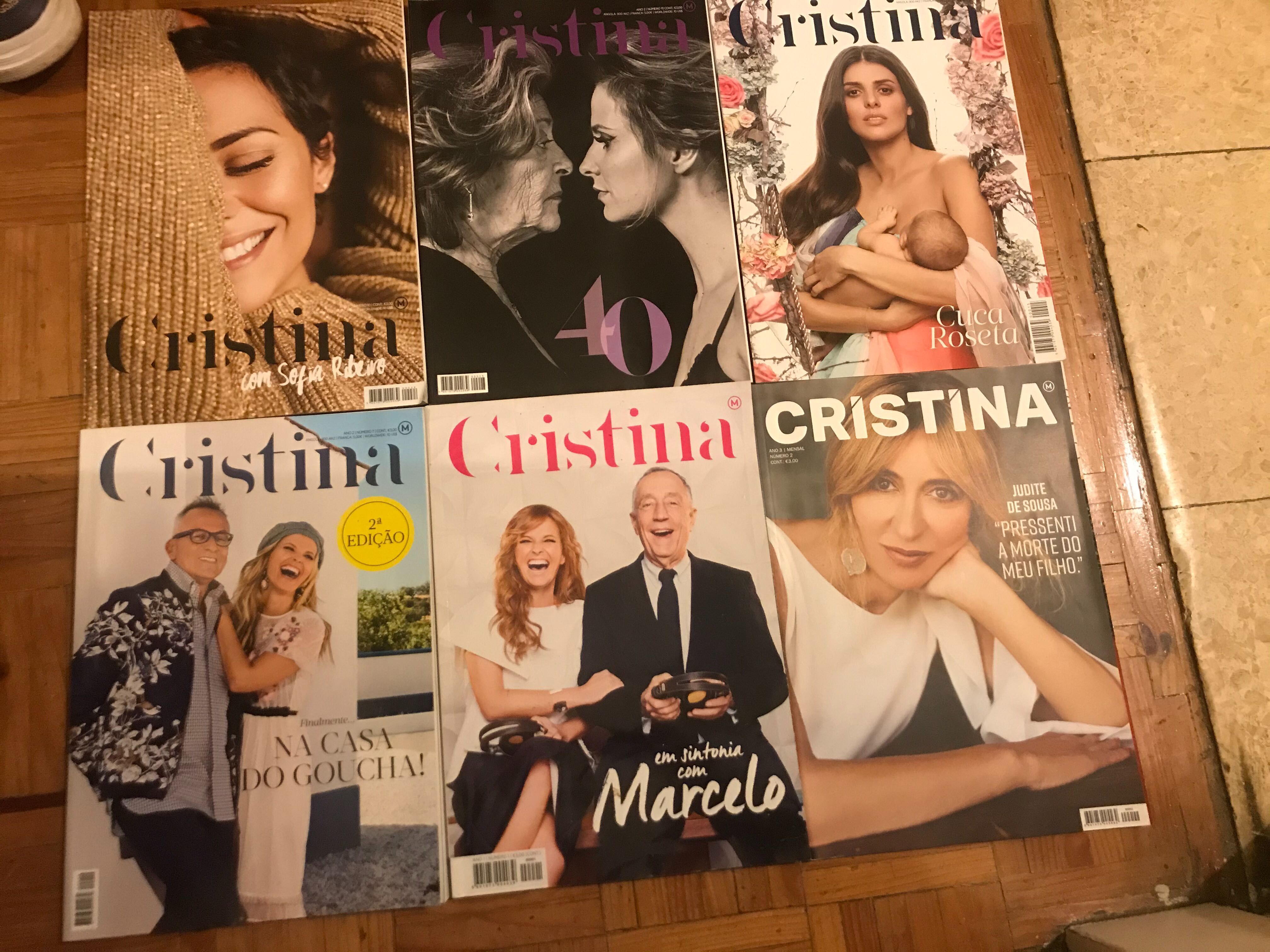 17 revistas antigas da Cristina