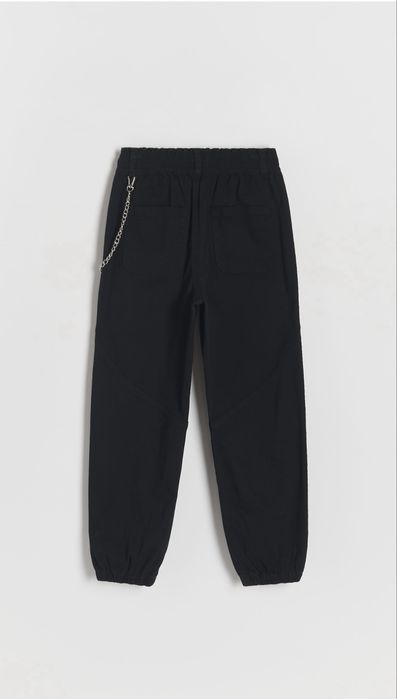 Штани reserved з ланцюжком карго джогери