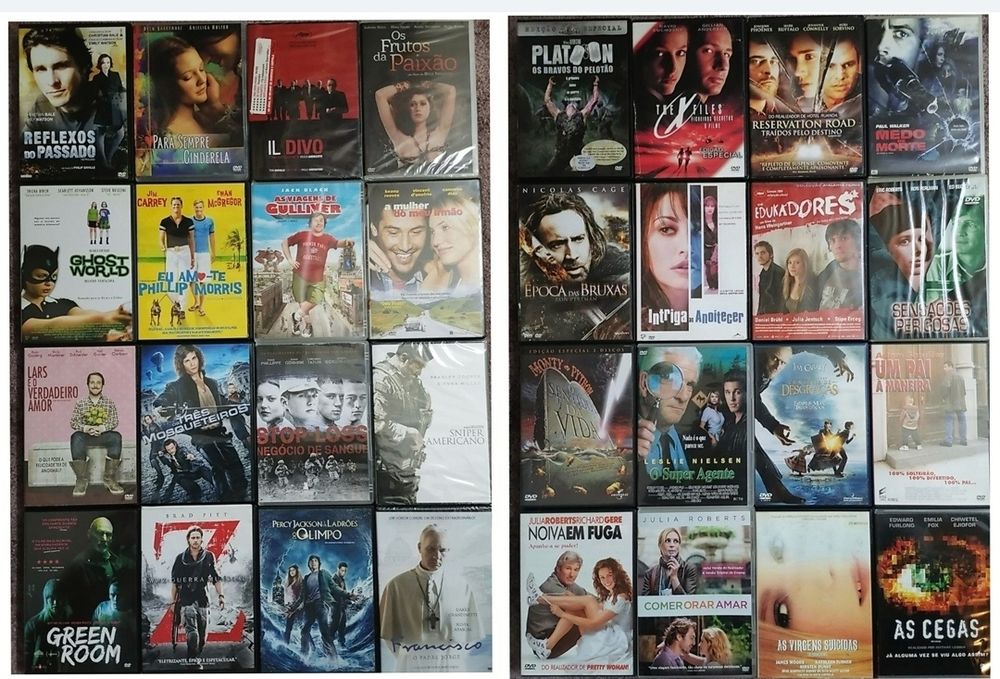 Lote de 253 DVD's Originais 
(LOTE 31)