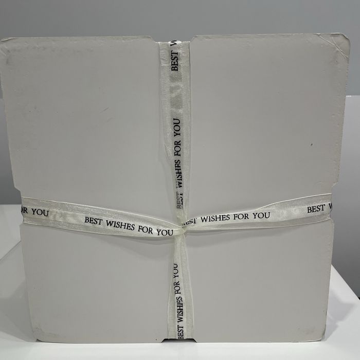 Miś z płatków róż Tose Teddy Bear różany piankowy czerwony biały 40 cm