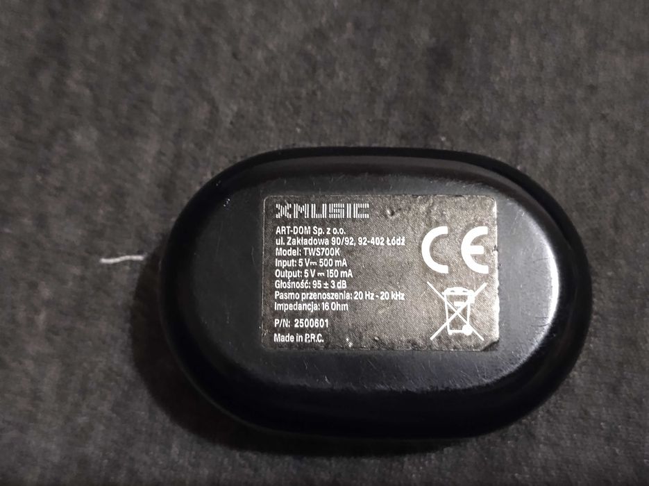 Słuchawki bezprzewodowe XMUSIC TWS700B - Używane