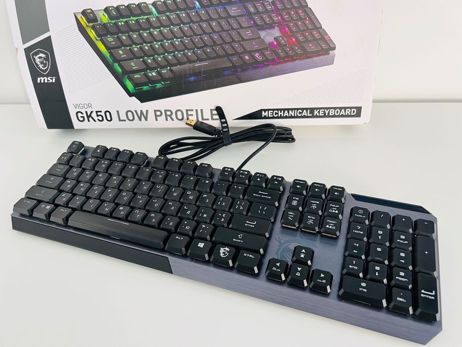 Teclado MSI Vigor GK50 Low Profile Gaming