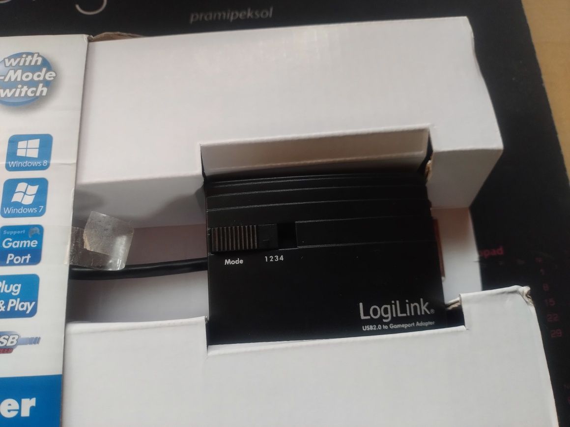USB joystick adapter Logilink DB15 na usb