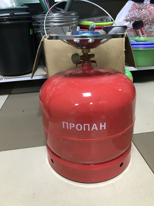 Газовий комплект балон + пальник (кемпінговий) 5л/8л/12л