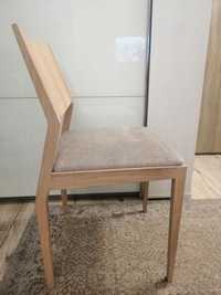 Piekne orginalne dębowe krzesło