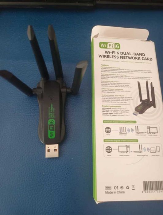 Wifi adaptador da alta velocidade + Bluetooth 5.1