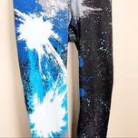 nike dri fit leeginsy 36 czarne print