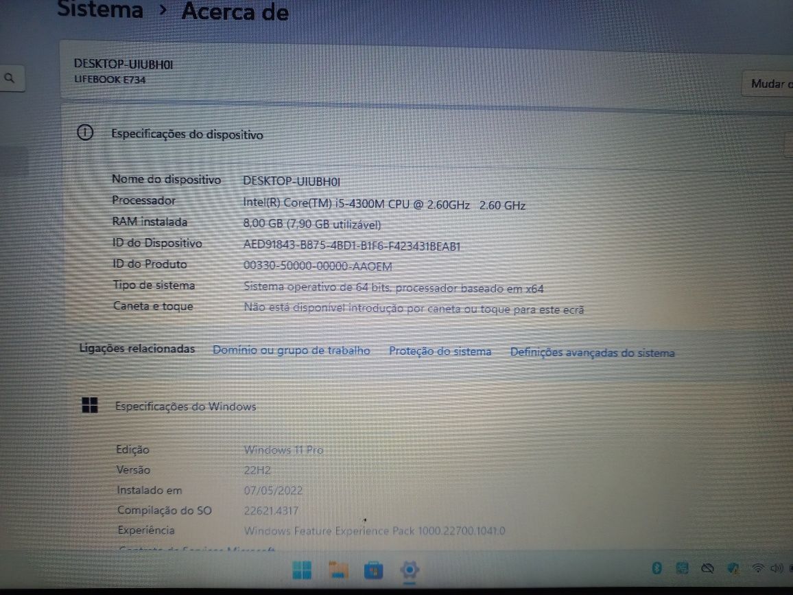 Fujitsu Lifebook E734