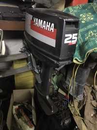 Yamaha 25. 2такта.Румпель,командер. Мотор лодочний.