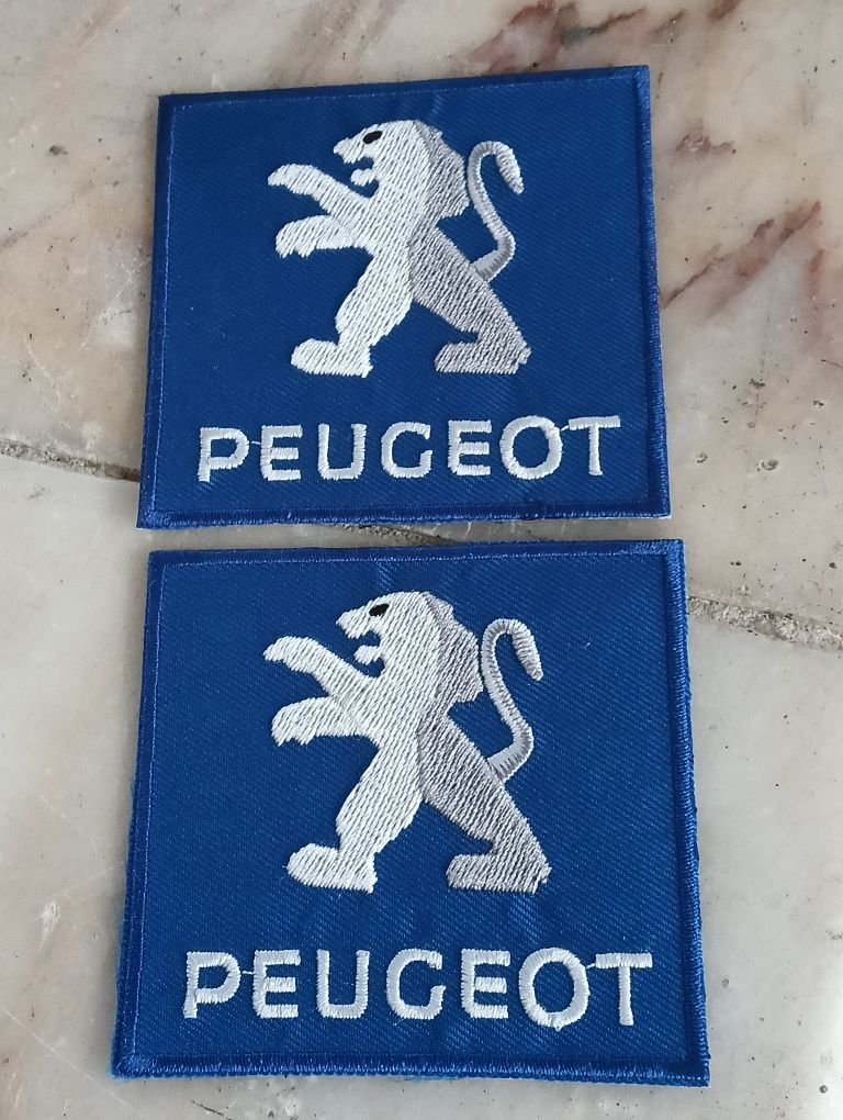 Emblemas bordados Peugeot