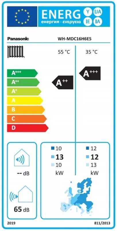 Pompa ciepła PANASONIC MONOBLOK seria H 16kW R410A WH-MDC16H6E5 MONTAŻ