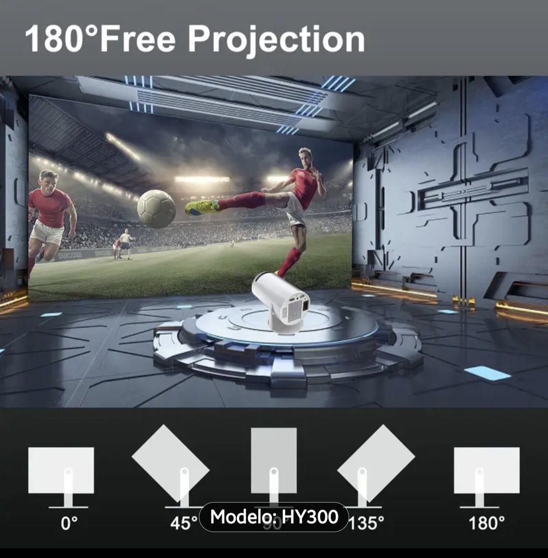 Projector Andriod TV portátil Novo