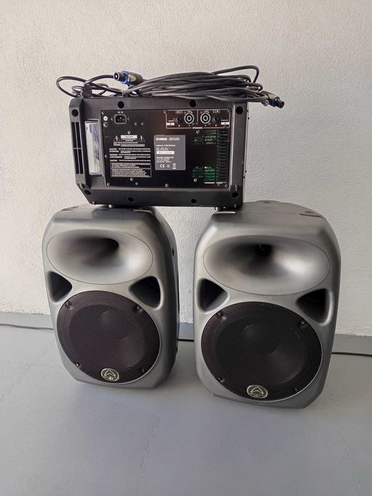 Colunas+Mesa Yamaha Amplificada