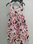 Sukienka H&M 7-8 lat 128 cm kwiaty romantyczna na ramiączkach