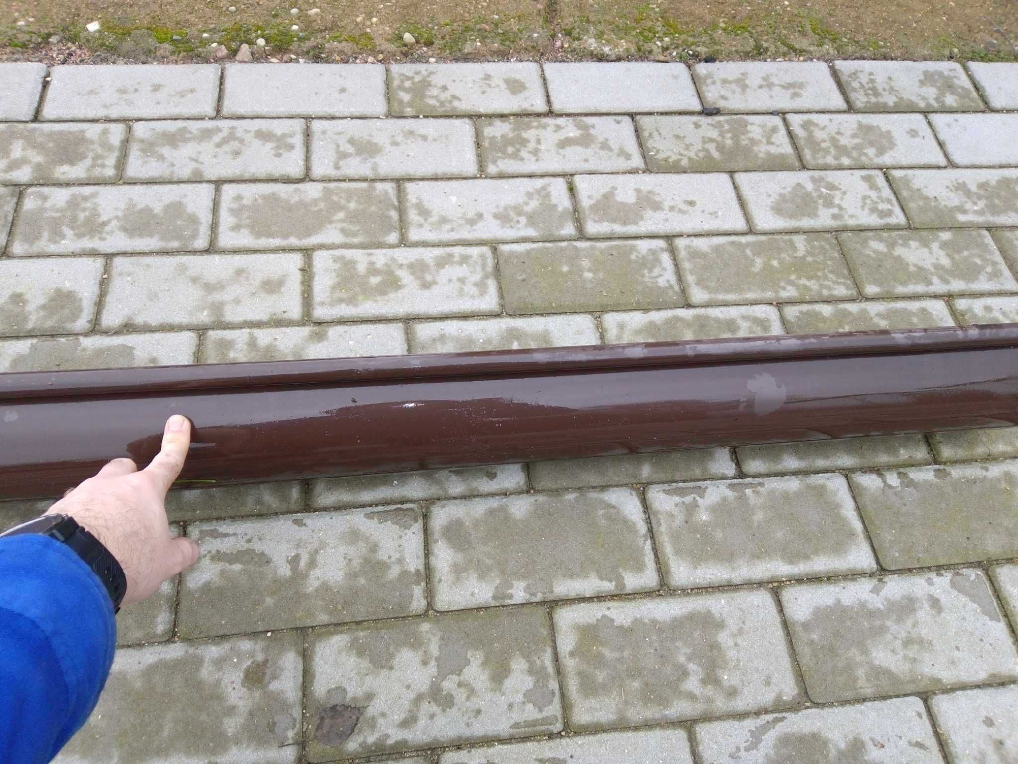 Rynna Cellfast Bryza brąz długość 3,92m 392cm śr 125mm PVC-U brązowa