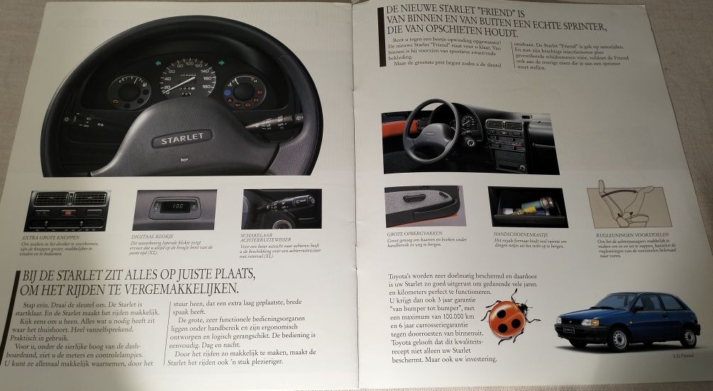 Revista Promocional Toyota Starlet EP80