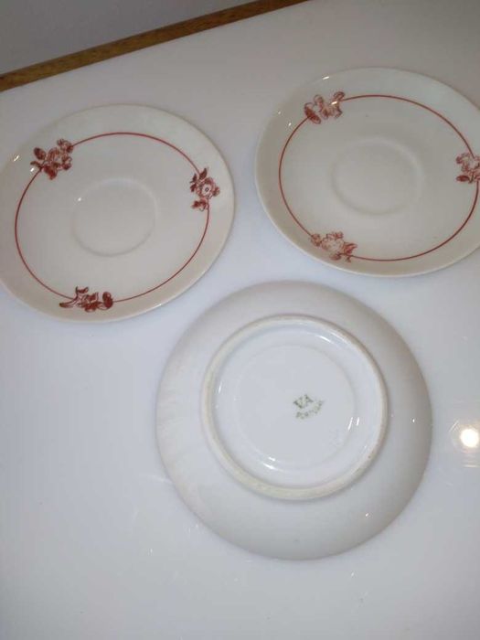 Três pires de chávena café Vista Alegre 1922 a 47