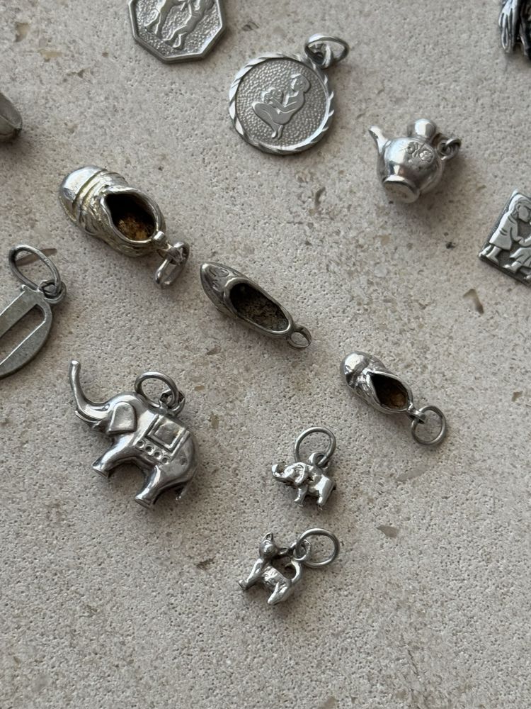 Pendentes / berloques de prata para fio e pulseira