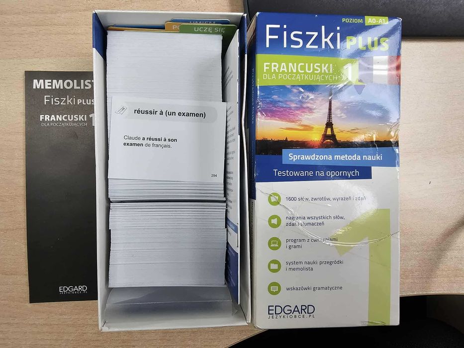 Fiszki plus Francuski dla początkujących A0-A1