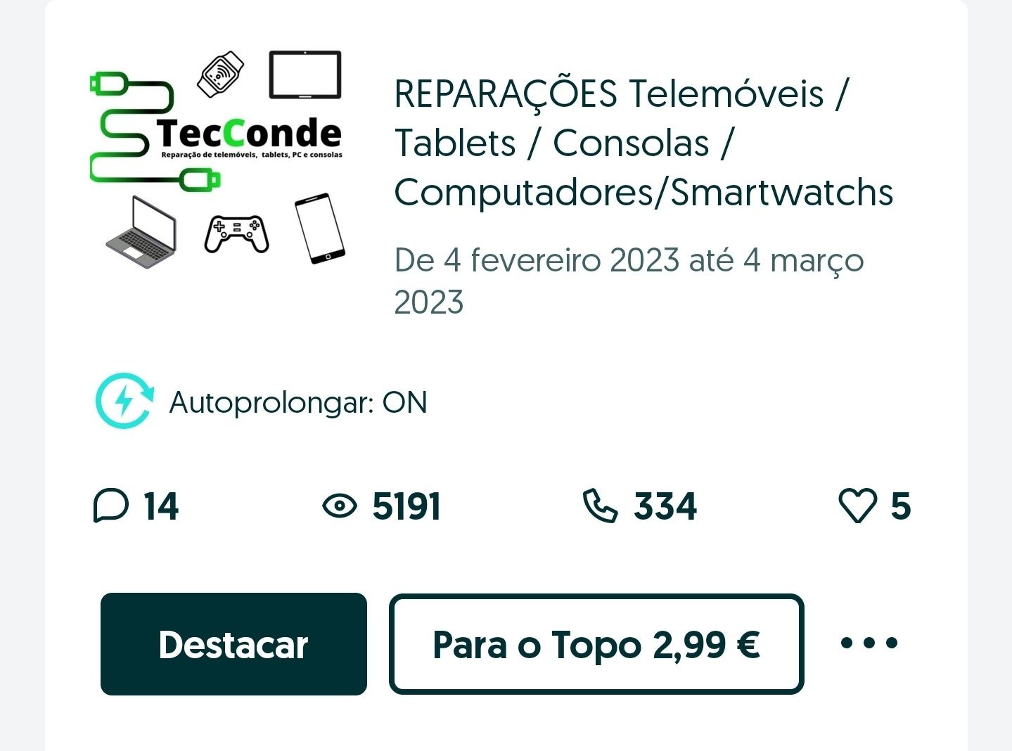 REPARAÇÕES Telemóveis/Tablets/Consolas/PC/Smartwatchs/TV LCD/Drones