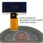 Display lcd vdo para quadrantes mercedes w203 classe c novo
