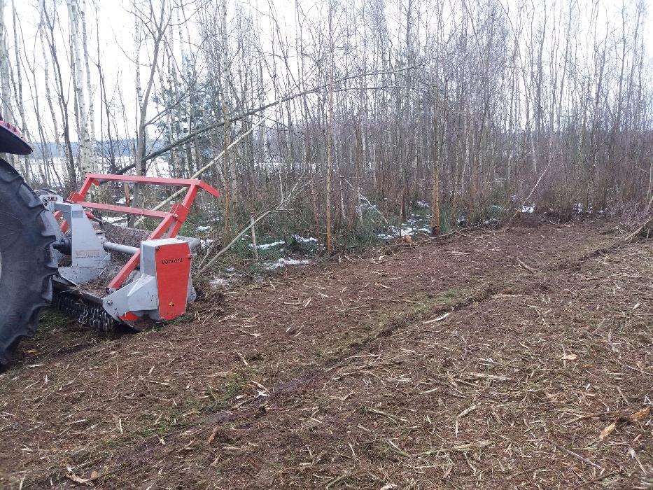 Karczowanie zakrzaczeń, usuwanie karp