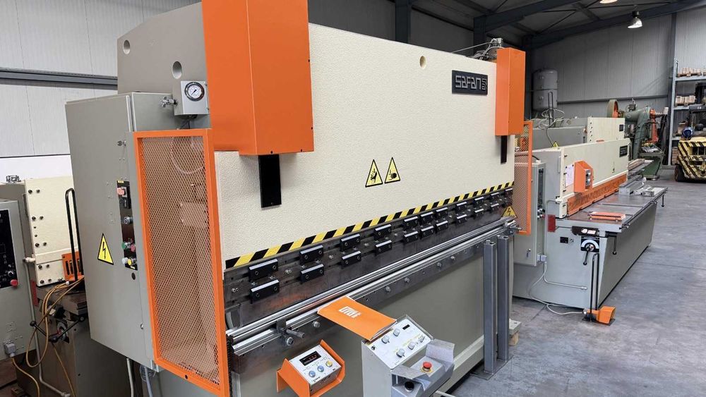 Prasa krawędziowa zaginarka giętarka krawędziarka SAFAN 110t x 3100mm