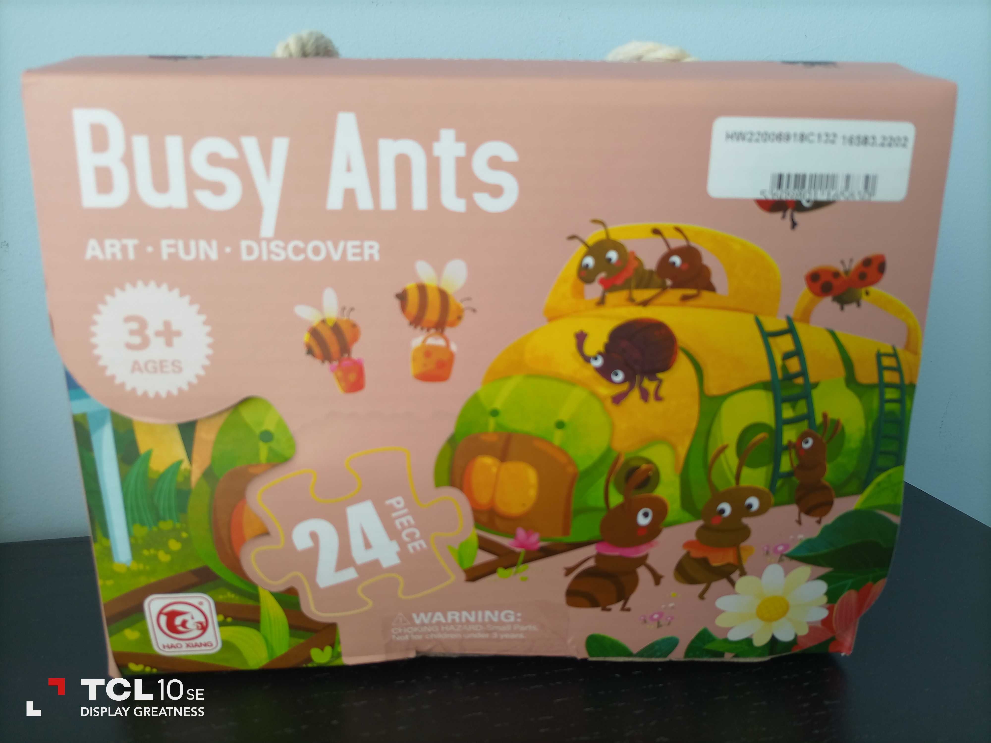 Puzzle busy ants