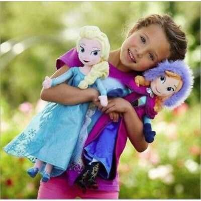 Bonecas de tecido Elsa&Ana Disney