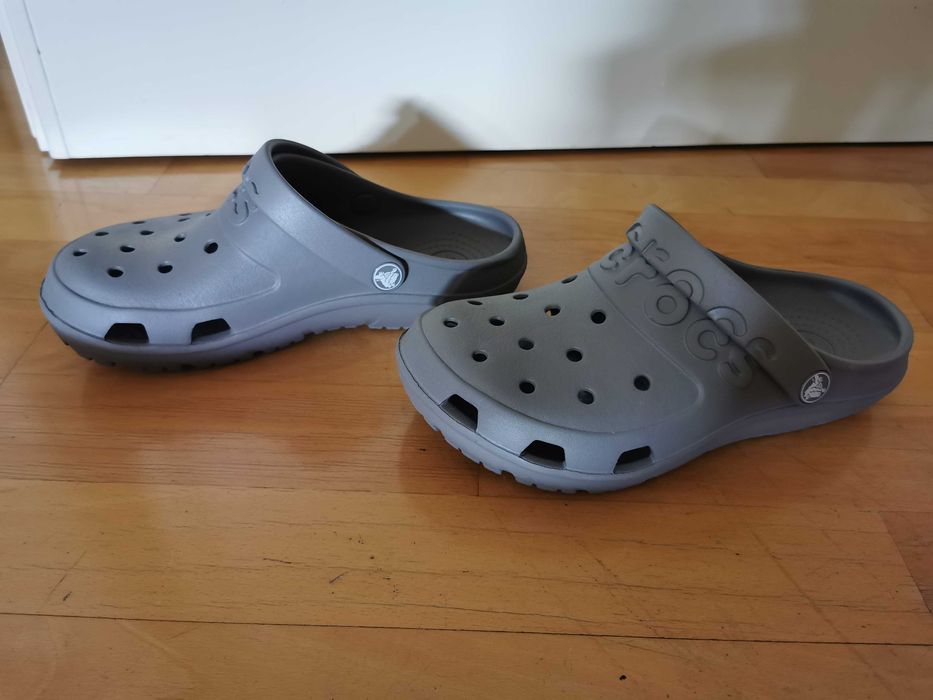 Crocs nowe klapki szare 37 / w7