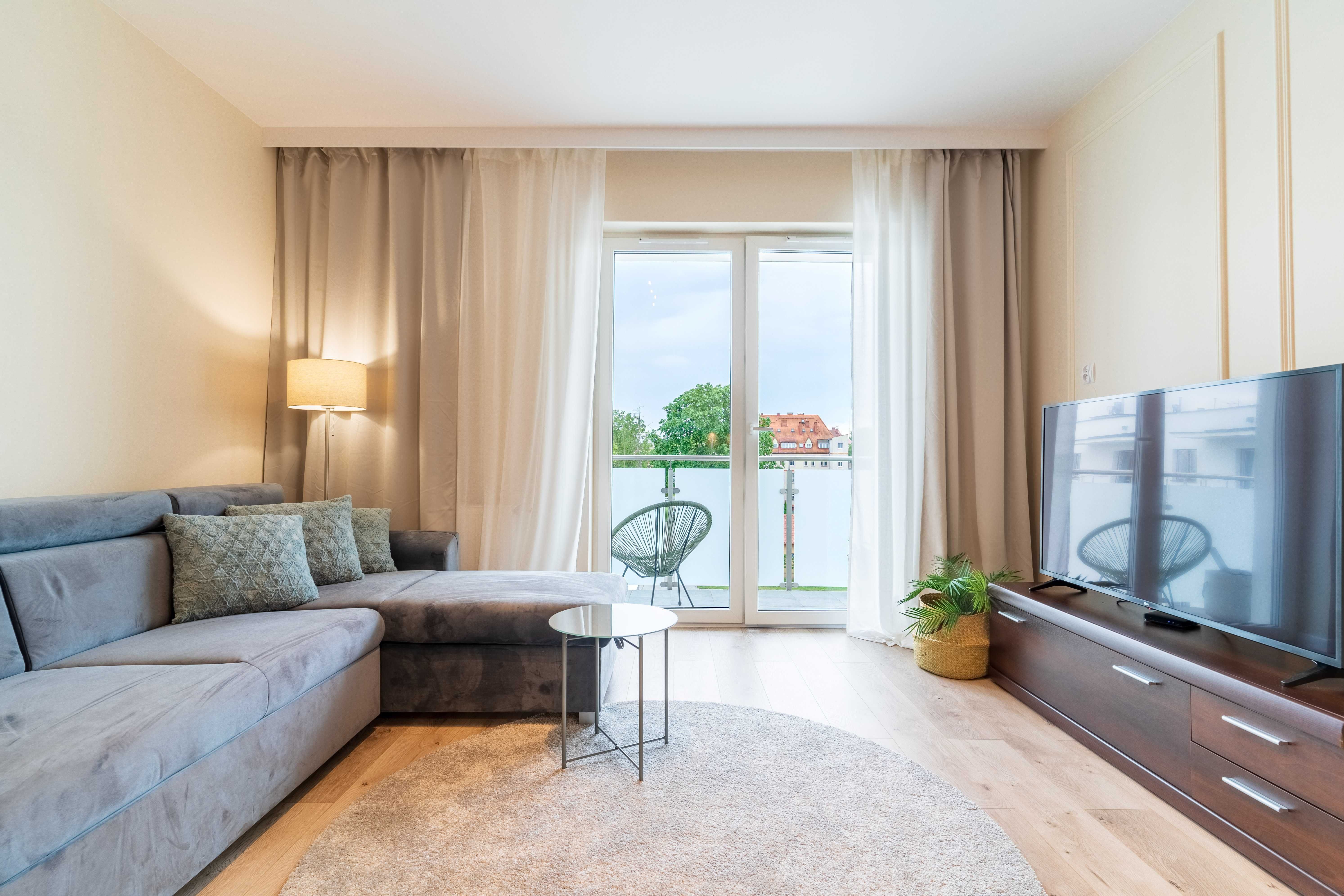 RIVERSIDE - nocleg Iława nad wodą, 2pok, TV55'+Netflix Mazury, fvat