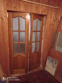 Двері міжкімнатні дерев'яні коричневого кольору Львів