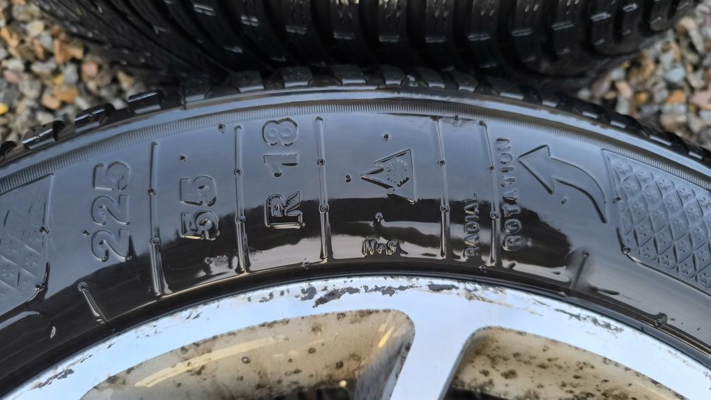 Koła, felgi aluminiowe, opony zimowe Kleber Krisalp 225/55 R18