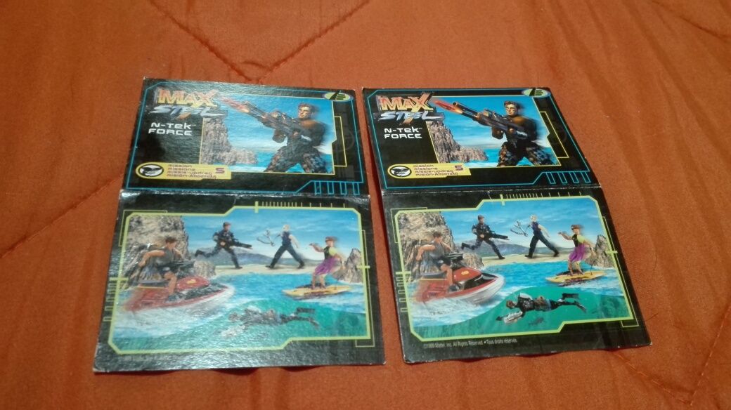 Cartões de Max Steel - N-Tek force