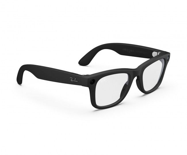 Смарт-окуляри Ray-Ban Meta Wayfarer [Gen 2] Standard Matte Black Clear