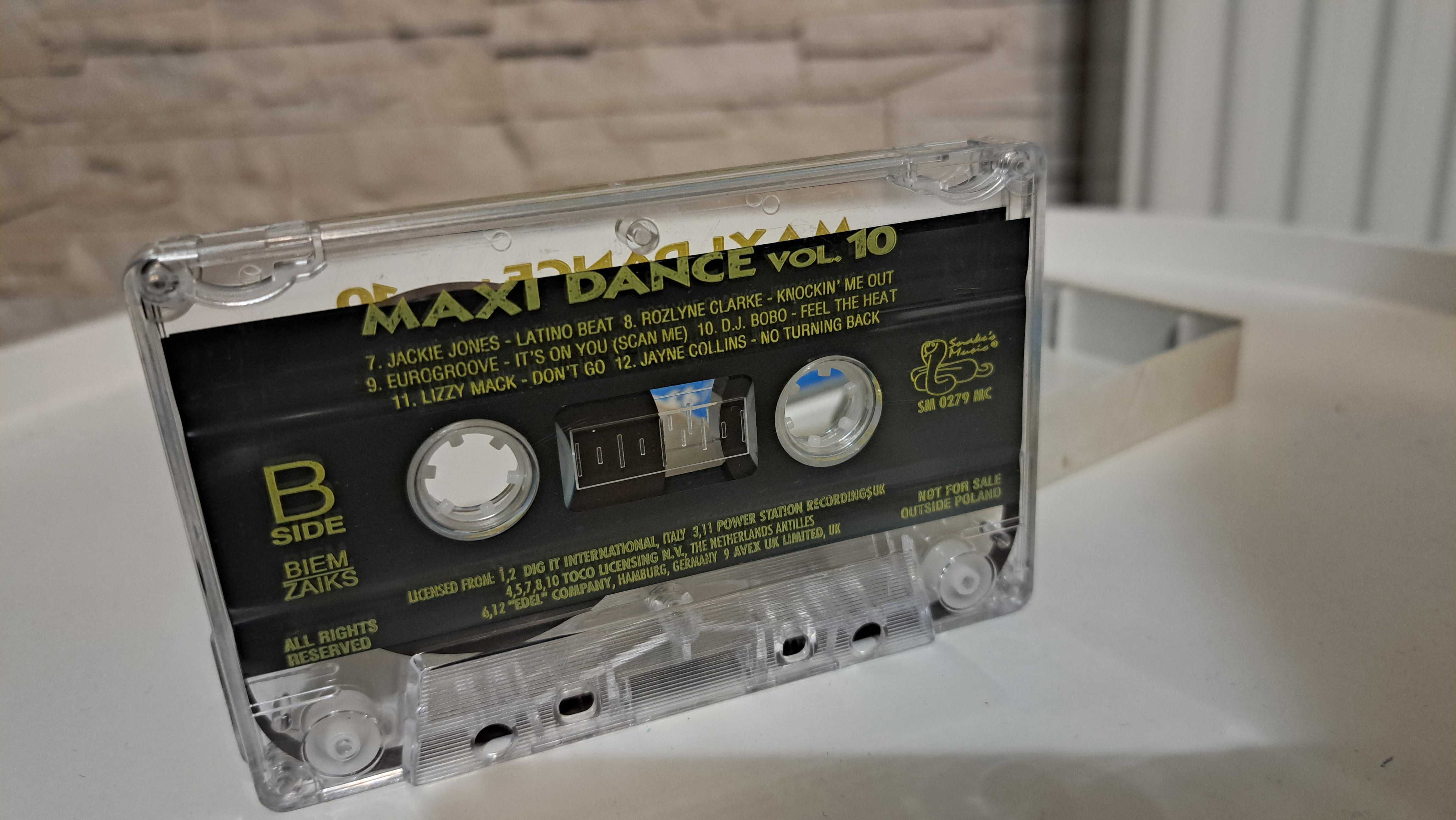 Maxi Dance vol. 10 kaseta audio