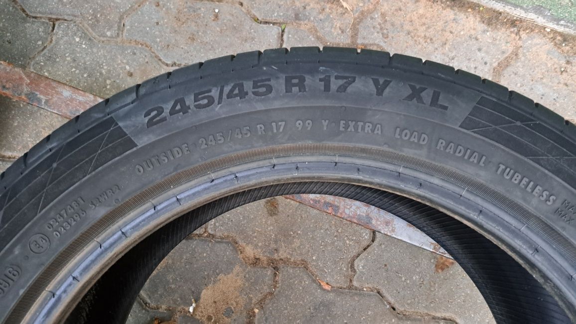 Opony letnie [ 2 sztuki ] 245/45 R17 W . Continental