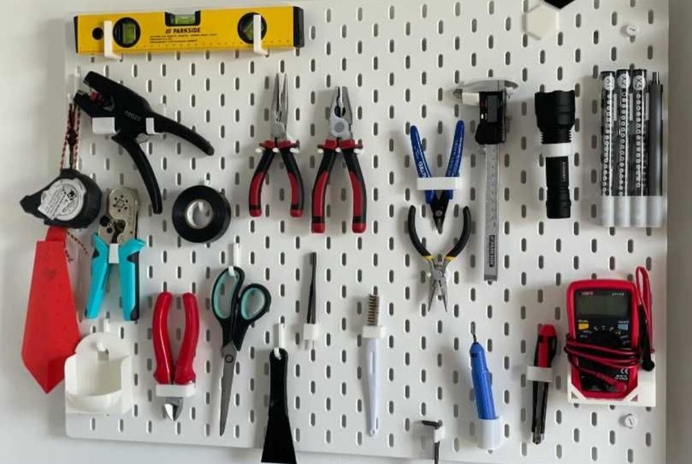 Akcesoria Uchwyty Wieszaki IKEA SKÅDIS SKADIS Tablica Perforowana 3D