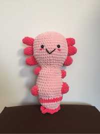 Aksolotl nowy pluszak maskotka amigurumi handmade